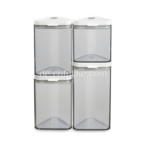 4 Stück luftdichte Kunststoffbehälter